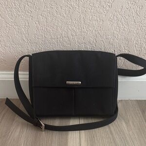 Nine West Black Crossbody with Silver Detail